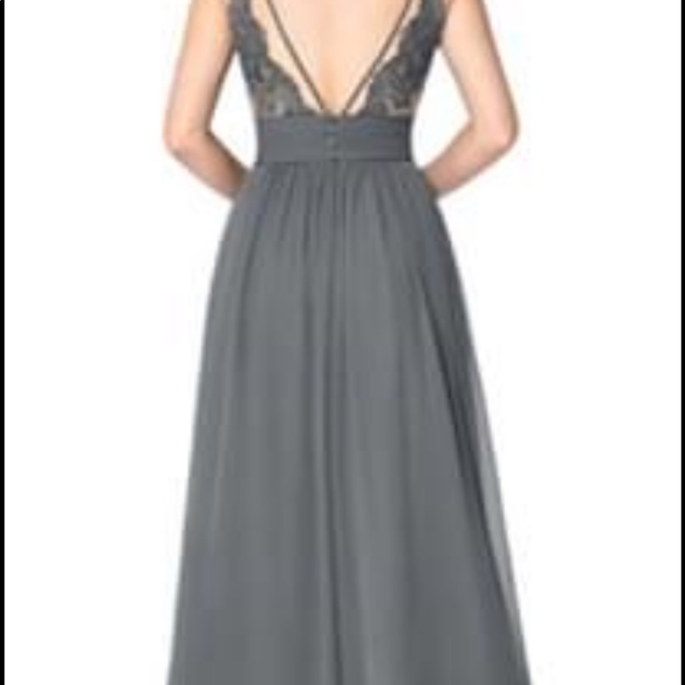 2 gray & 1 green long formal dresses. - Picture 5 of 5